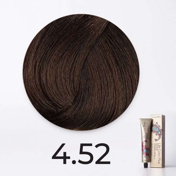 Ammonia cream-paint 4.52 chestnut chocolate Life Color Plus Farmavita 100 ml